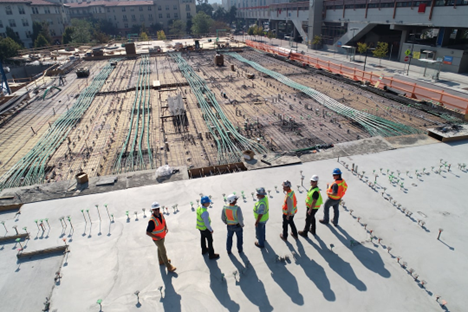 Construction Teams on Site